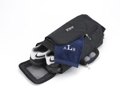 Photo link to Golf Shoe Bag in the Golf category of Leigh's Personalized Gifts Store