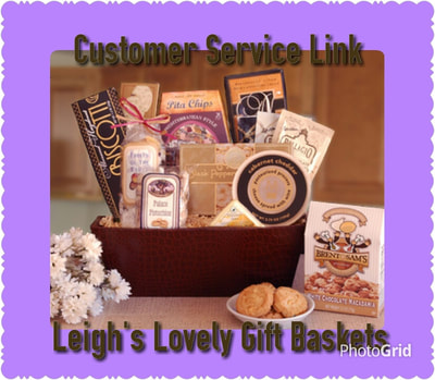 Leigh's Lovely Gift Baskets Customer Service Page Link