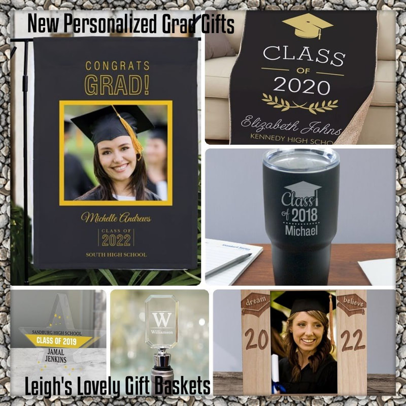 Personalized Graduation Gift Ideas. Click on the collage to connect to Leigh]s  Shopping website. Personalized Gifts/ Gifts by Occasion & Holiday/ Graduation Gifts 