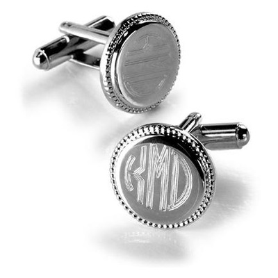 Cuff links for the Groom and Groomsmen