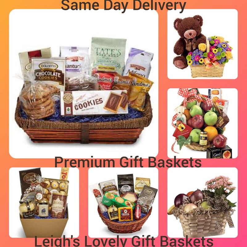 Leigh's Same Day Delivery Baskets Page Link