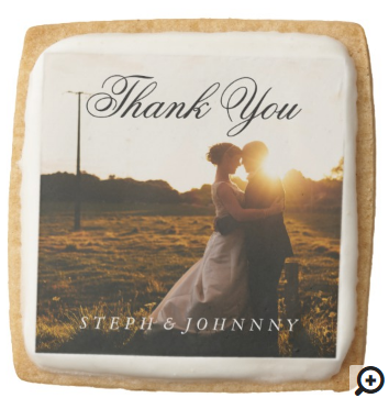 Custom Event Cookies are a perfect way to thank your Wedding guests! 
