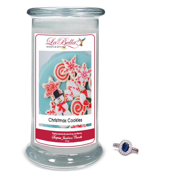 Christmas Cookies Scented Jeweled Candle $24.95 
- A sweet, buttery, vanilla sugar cookie.  Fill your home with the scent that  invokes memories of your childhood!