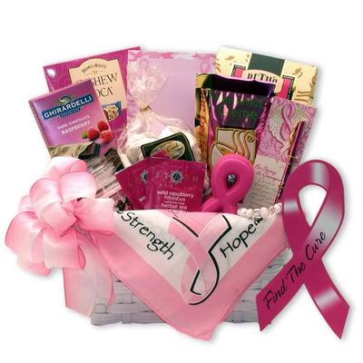 Find Cure Breast Cancer Awareness Basket $59.99 