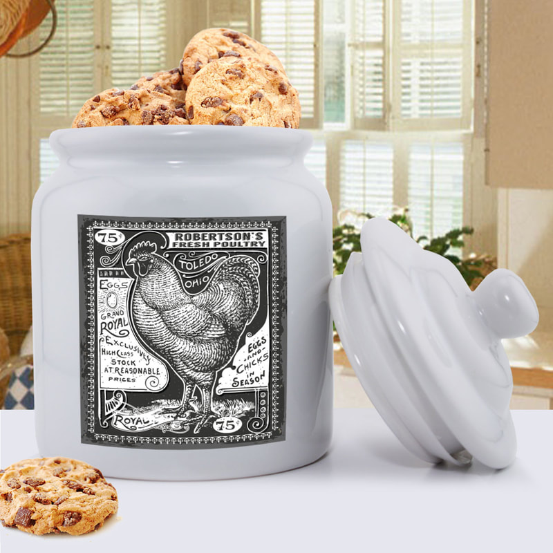 Photo link to the Ceramic Cookie Jars category of Leigh's Personalized Gifts Store
