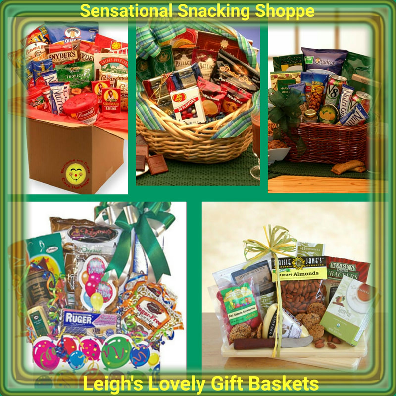 Click here to visit Leigh's Sensational Snacking Shoppe for organic, heart healthy, diabetic and student snacking gifts