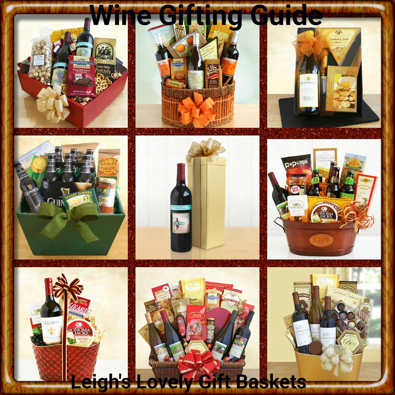 Need to learn some wine basics? Leigh's Wine Gifting Guide can help. Click on this photo collage to connect 