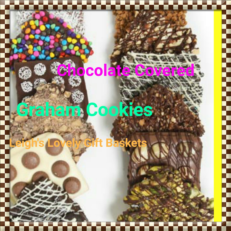 Delectable graham crackers are hand-dipped in delicious Belgian dark, white and milk chocolate and decorated with a variety of candies and nuts, to create a delectable masterpiece.. Next Day Delivery Service is available 