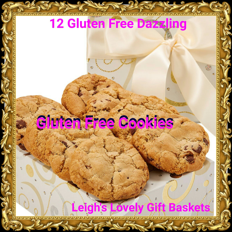 12 Gluten Free Dazzling  

Gluten sensitive doesn't mean you have to sacrifice flavor. Dazzle and delight someone with this decorative box brimming with 12 delicious gluten free chocolate chip cookies. 